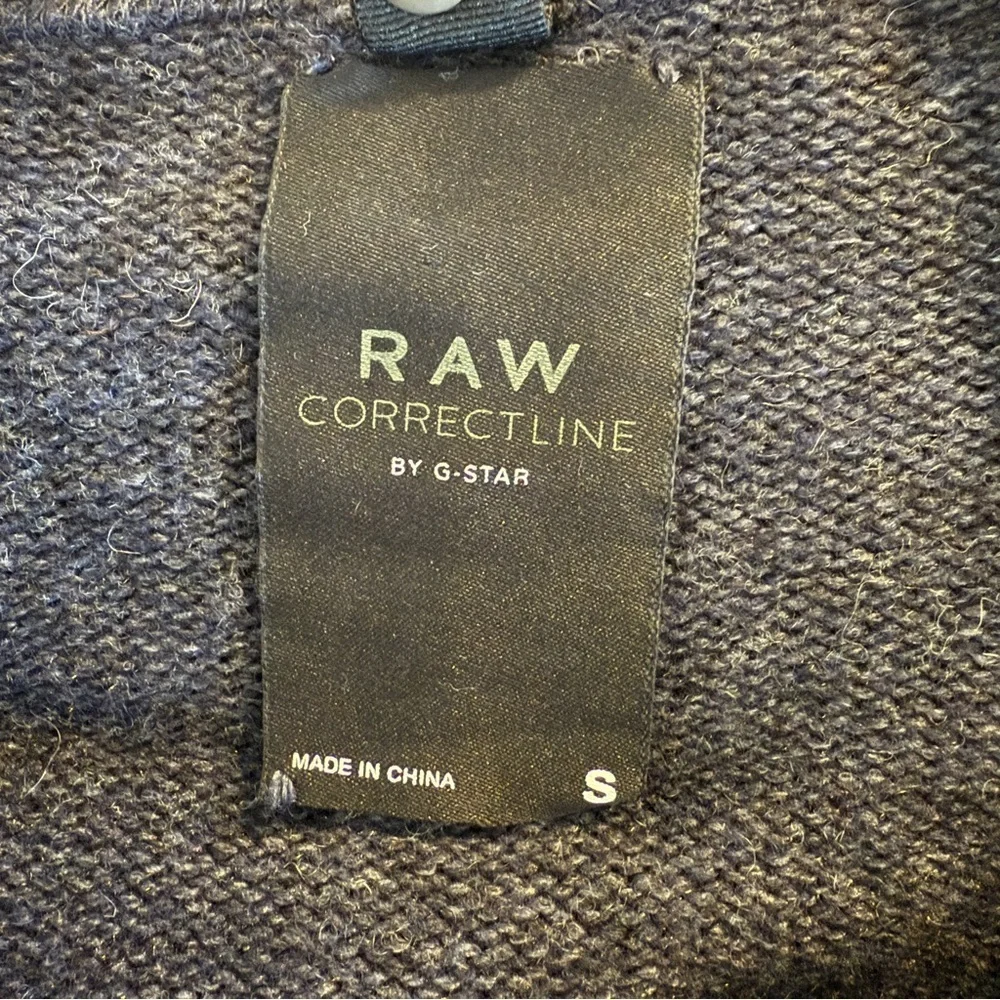 G-Star Raw Mens Knit Cardigan Sweater Jacket Small 100% Cotton Gray CL Coast